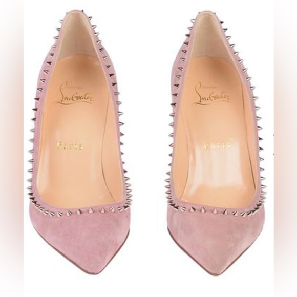 Christian Louboutin Shoes - Christian Louboutin pink suede pumps.